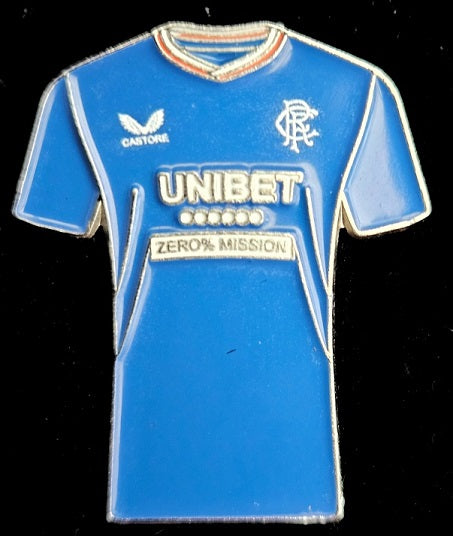Unibet Rangers Home Kit 2023-24 Shirt Pin