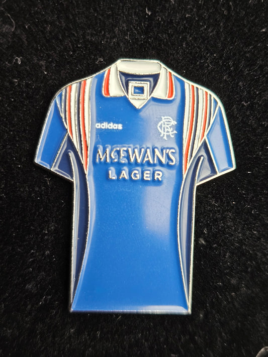 McEwans Lager Rangers Home 1996-97 Shirt Pin